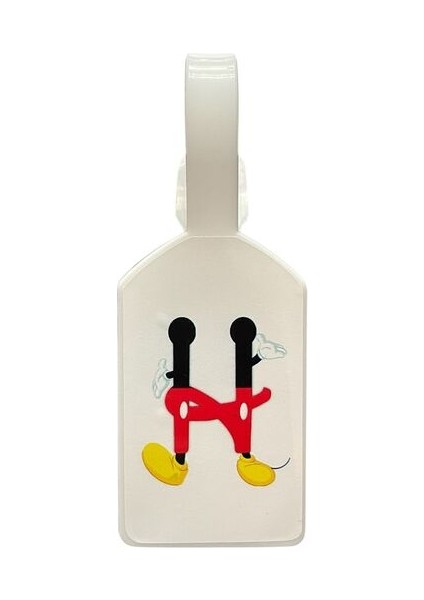 Harf Tasarımlı Bagaj Çanta Bavul Etiketi