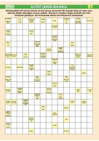 Mega Çengel Bulmaca 2025/03 fırsatları