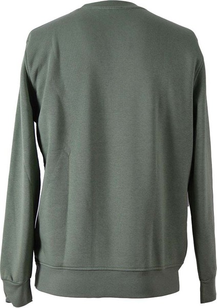 O Yaka 3 Iplik Şardonlu Açık Yeşil Erkek Sweatshirt 5012 modelleri