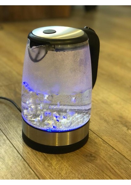 Beyaz 2,2 Litre Cam Kettle, Şık ve Dayanıklı Tasarım