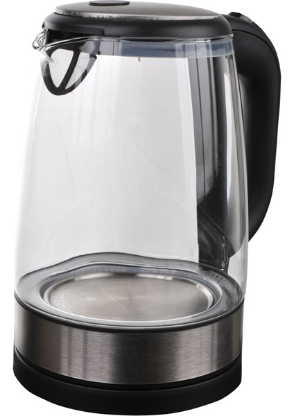 Beyaz 2,2 Litre Cam Kettle, Şık ve Dayanıklı Tasarım