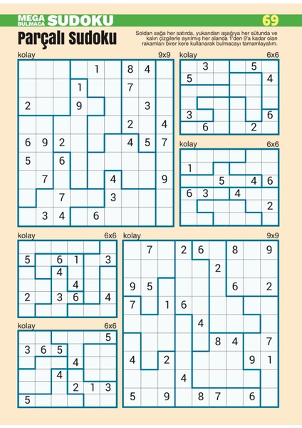 Mega Sudoku Bulmaca 2025/03 modelleri