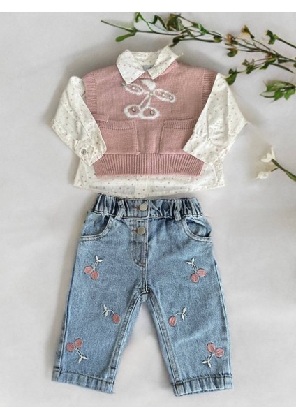 Miss Elitte Kız Bebek/çocuk Triko Gömlekli Takım fiyatları