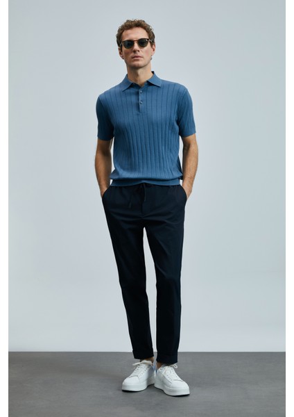 Glen Smart Erkek Chino Pantolon Slim Fit Siyah