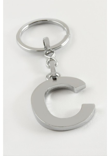 Msa-Shop Metal Harf Anahtarlık-C