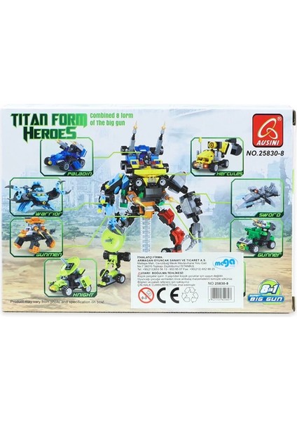 Ausini Titan Heroes Hnight-8 90 Parça fırsatları