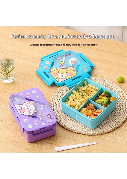 Öğrenciler Için Bölmeli Mikrodalga Öğle Yemeği Kutusu (Yurt Dışından) modelleri