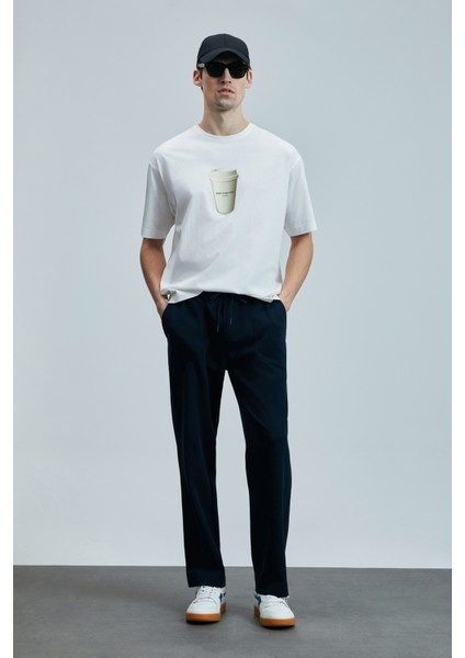 Omen Modern Grafik T- Shirt Siyah