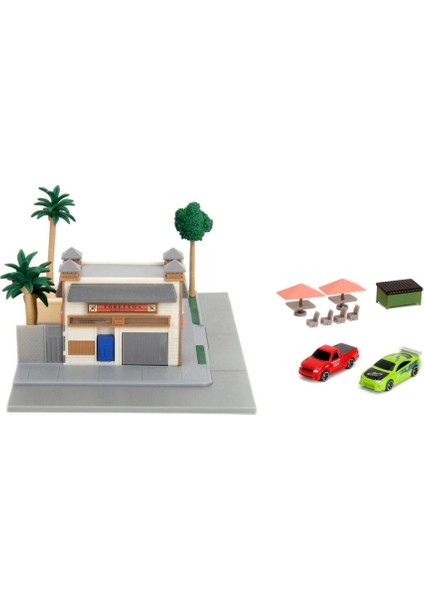 Bfs Hızlı & Öfkeli Toretto´s Café Nano Sahne Diaroma Modellemesi fiyatları