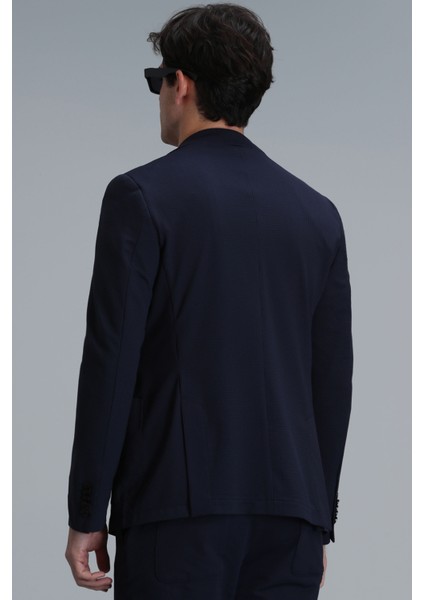 Asel Spor Erkek Blazer Ceket Slim Fit Siyah