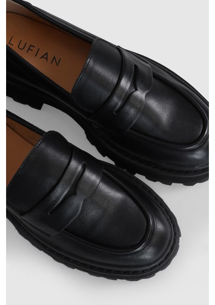 Denıs Kadın Deri Ayakkabı Bordo