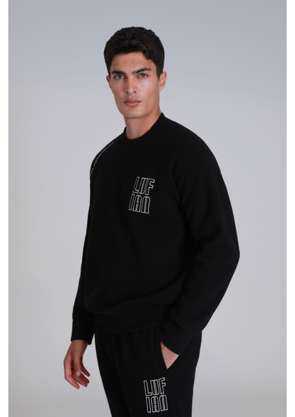 Dıego Erkek Sweatshirt Siyah