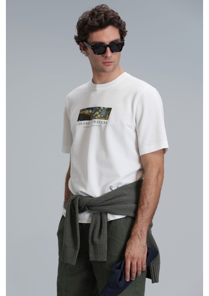 Bıanca Modern Grafik T- Shirt Siyah