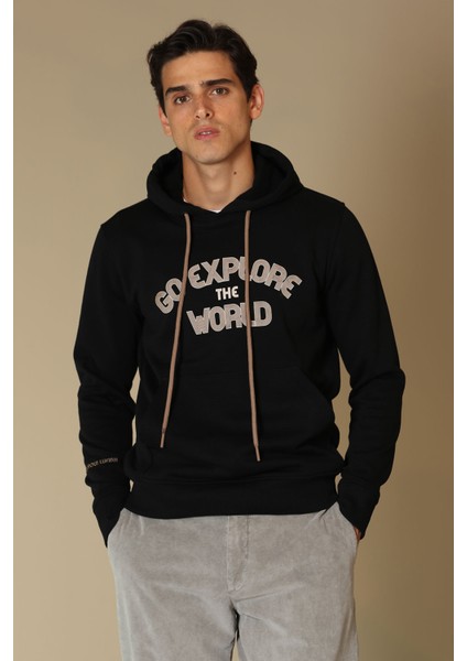 Charge Erkek Sweatshirt Siyah