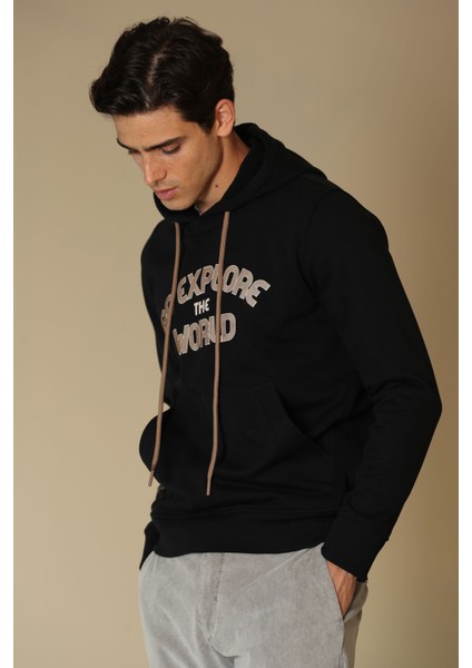 Charge Erkek Sweatshirt Siyah