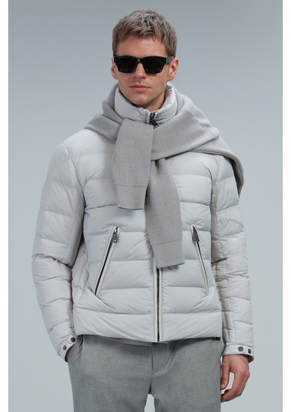 Clow Kaz Tüyü Erkek Mont Taş