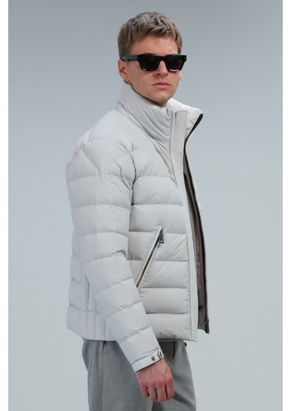 Clow Kaz Tüyü Erkek Mont Taş