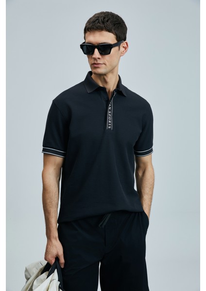 Lord Smart Erkek Polo Tişört Siyah