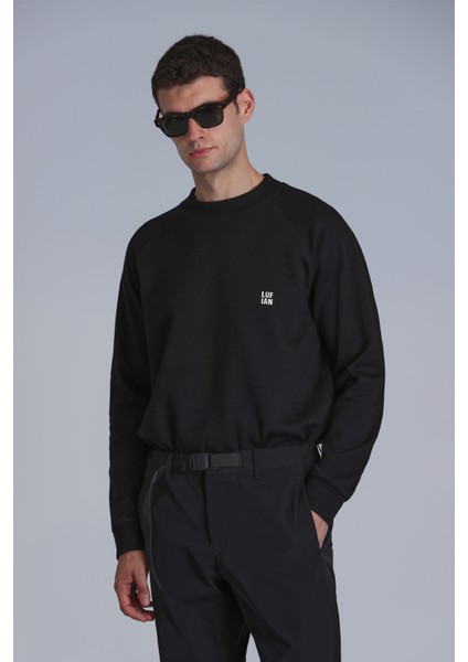 Grant Erkek Sweatshirt Siyah