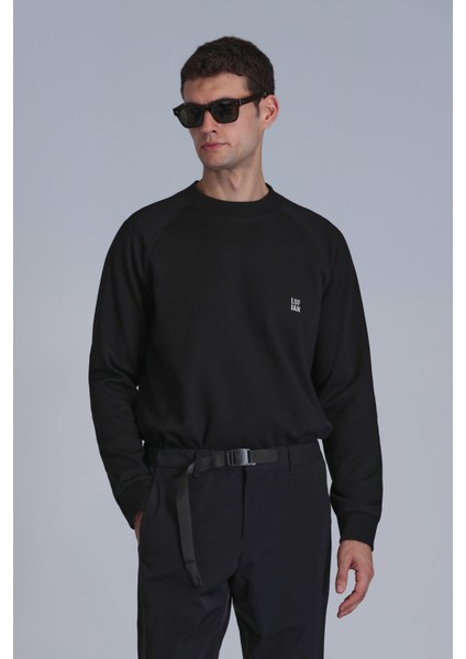 Grant Erkek Sweatshirt Siyah