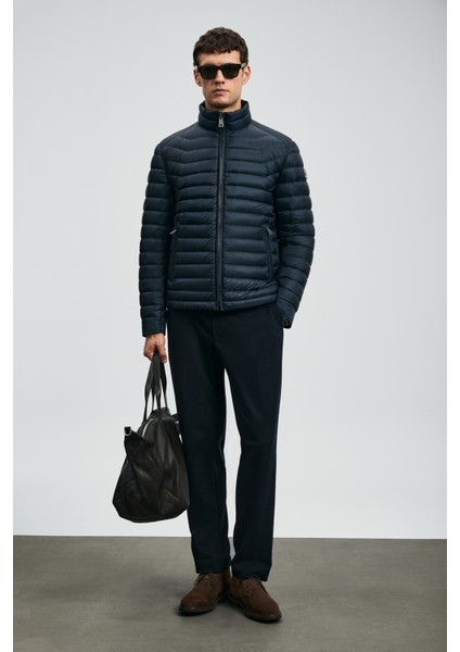 Andy Kaz Tüyü Erkek Mont Siyah