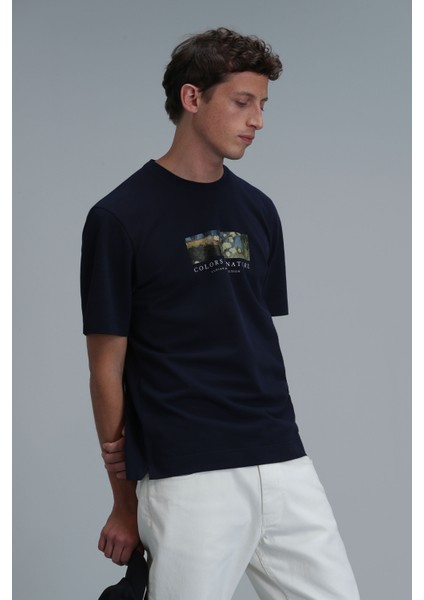 Bıanca Modern Grafik T- Shirt Siyah