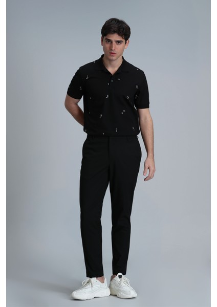 Glen Smart Erkek Chino Pantolon Slim Fit Lacivert