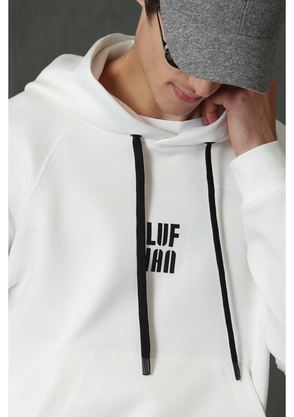 Hector Erkek Sweatshirt Kırık Beyaz
