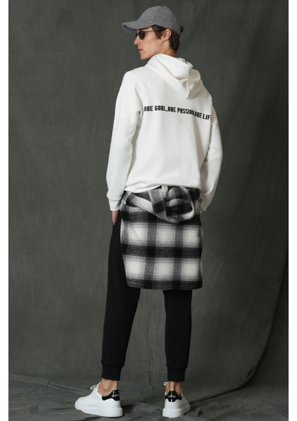 Hector Erkek Sweatshirt Kırık Beyaz