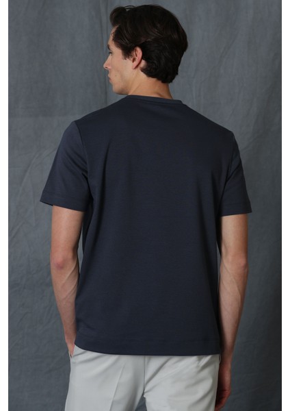 Sırıus Modern Grafik T- Shirt Siyah
