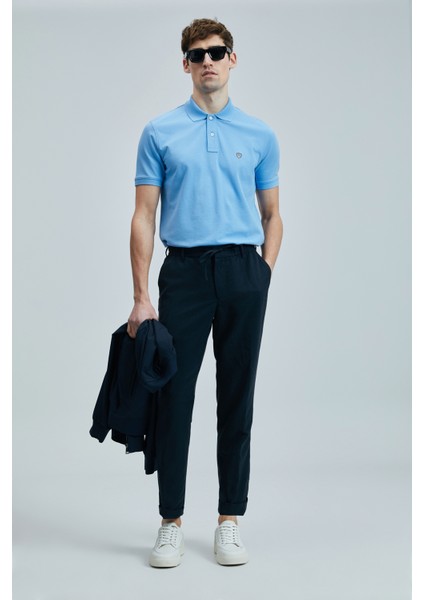 Laon Smart Erkek Polo Tişört Siyah