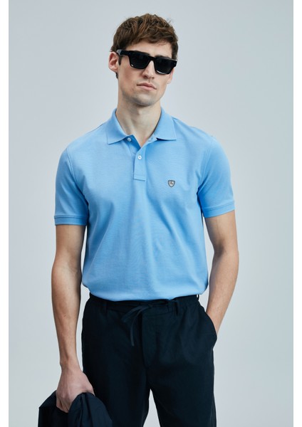 Laon Smart Erkek Polo Tişört Siyah