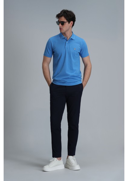 Laon Smart Erkek Polo Tişört Slim Fit Siyah
