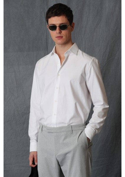 Nagoya Erkek Smart Gömlek Comfort Slim Fit Mavi