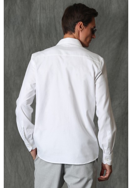 Nagoya Erkek Smart Gömlek Comfort Slim Fit Mavi