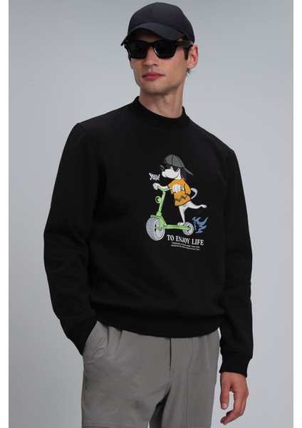 Igor Erkek Sweatshirt Siyah
