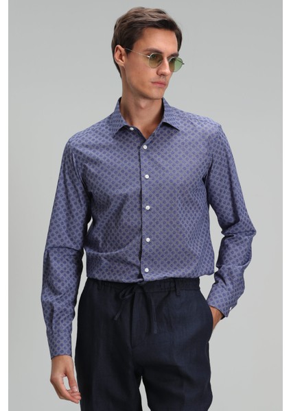 Benjamın Erkek Smart Gömlek Slim Fit Lacivert