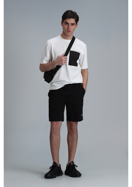 Blue Erkek Şort Eşofman Siyah