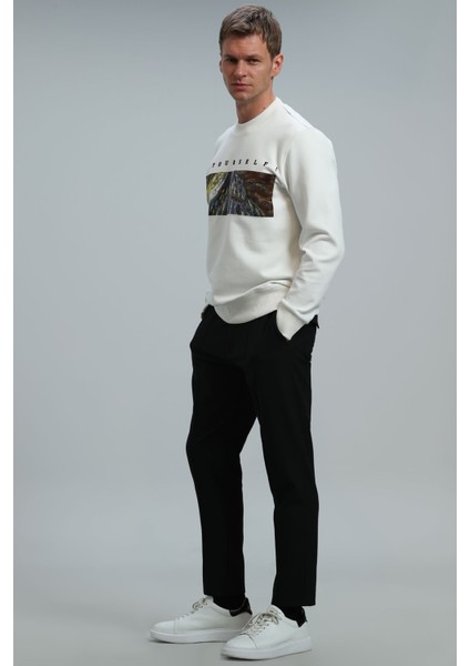 Dean Erkek Sweatshirt Siyah