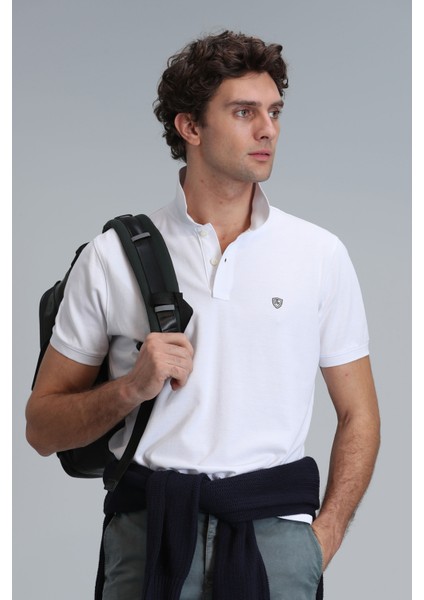 Laon Smart Erkek Polo Tişört Slim Fit Siyah