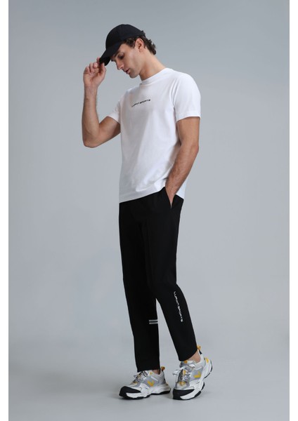 Tony Modern Grafik T- Shirt Siyah