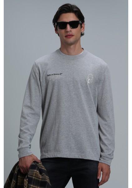 Magnus Erkek Uzun Kol Tişört Antrasit