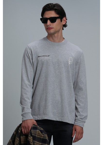 Magnus Erkek Uzun Kol Tişört Antrasit