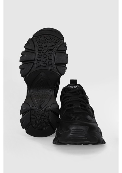 Bloom Siyah Deri Kadın Sneaker Ayakkabı 121230015