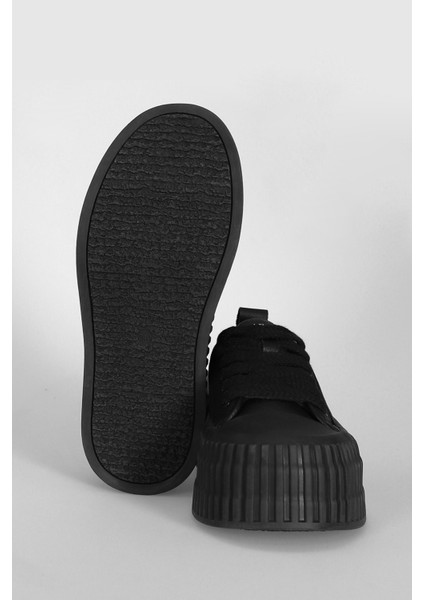 Diana Siyah Kadın Deri Sneaker Ayakkabı 121230013