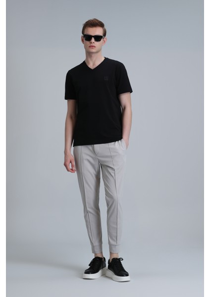 Tuna Modern Grafik T- Shirt Siyah