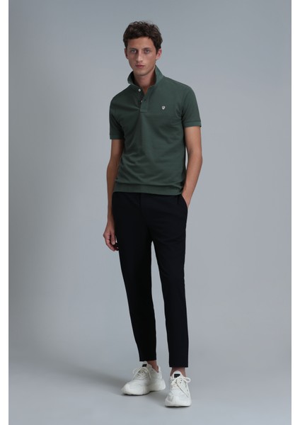 Laon Smart Erkek Polo Tişört Slim Fit Siyah