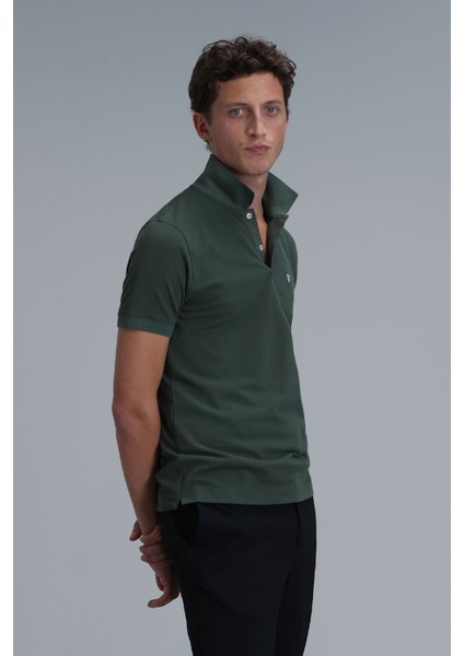 Laon Smart Erkek Polo Tişört Slim Fit Siyah