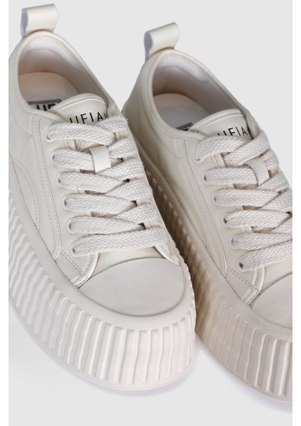 Diana Beyaz Kadın Deri Sneaker Ayakkabı 121230013