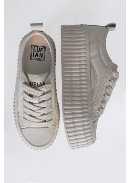 Diana Beyaz Kadın Deri Sneaker Ayakkabı 121230013